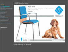 Tablet Screenshot of friwa.com